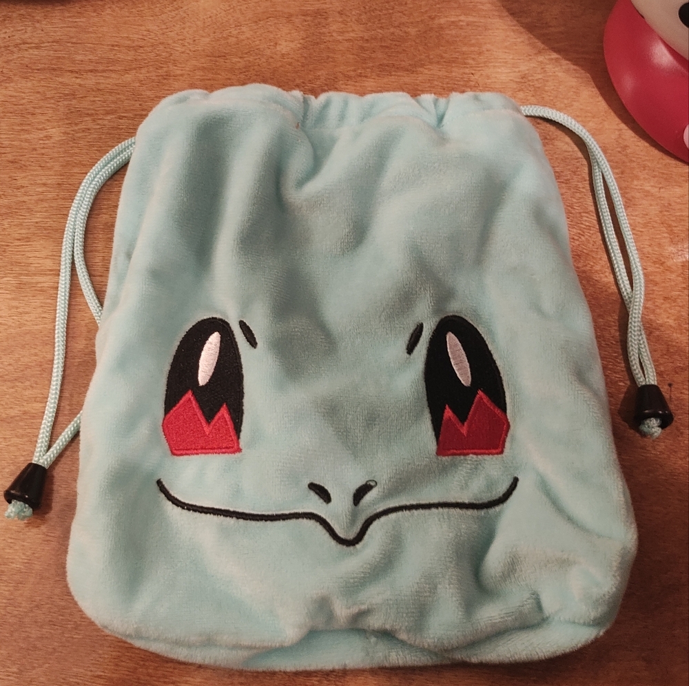 Pokemon, Squirtle Pull String Bag, NEVER USED